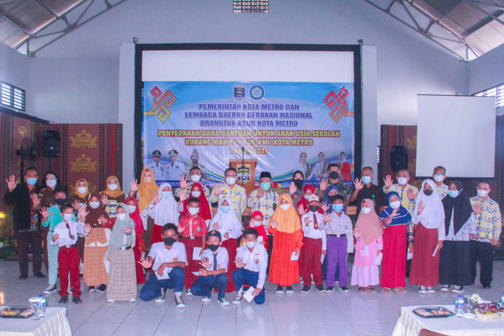 LD GNOTA Kota Metro : Beasiswa Untuk 150 Siswa Sekolah Dasar