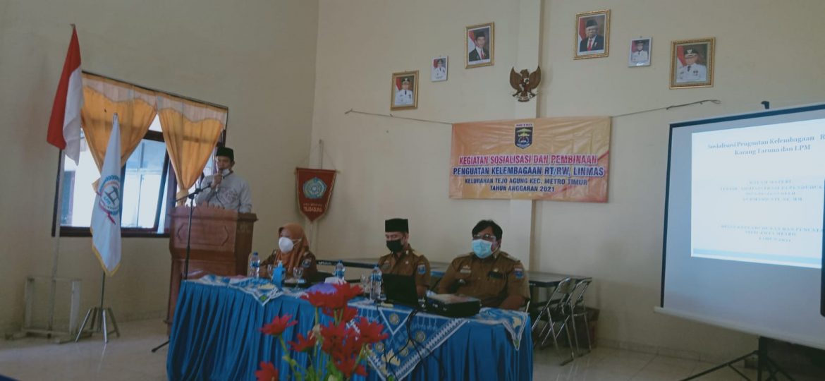TERTIB ADMINISTRASI KEPENDUDUKAN DI AULA KELURAHAN TEJO AGUNG