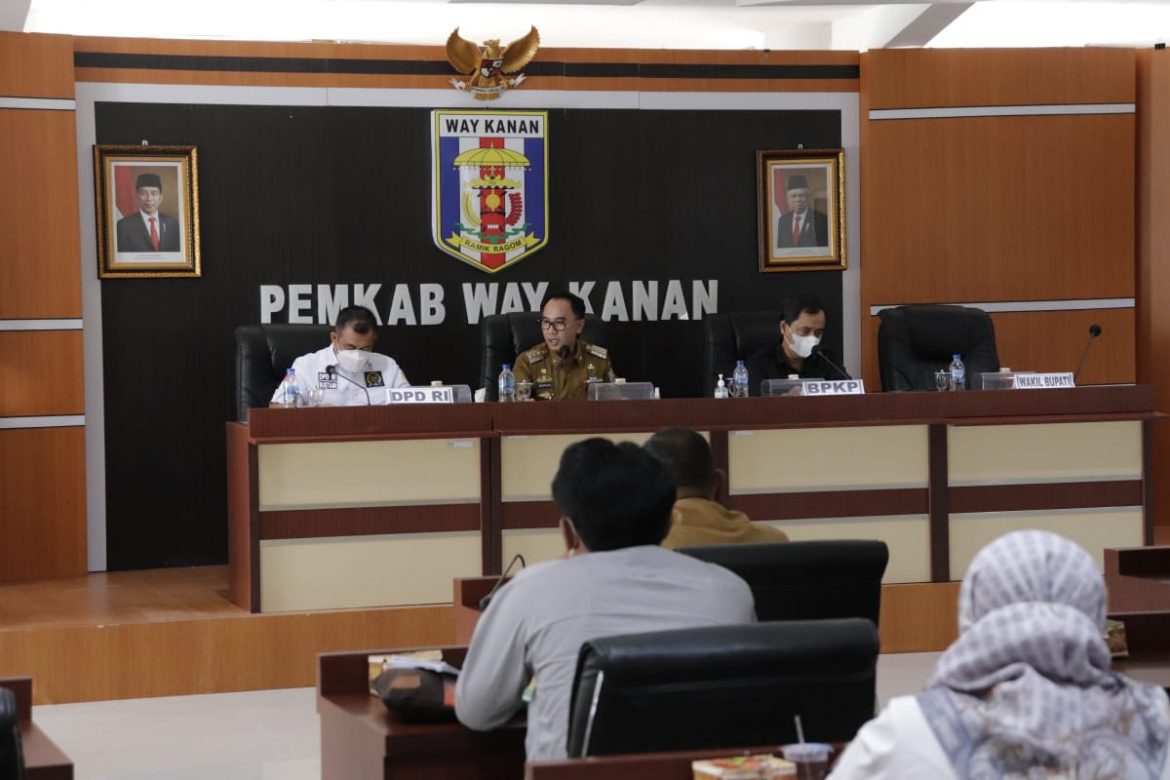 Bupati Adipati Sambut Kuker Anggota DPD RI di Kabupaten Way Kanan