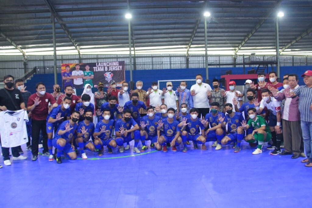 Walikota dan Wakil Walikota Hadiri Launching dan Jersey Liga Futsal Profesional Indonesia 2021-2022