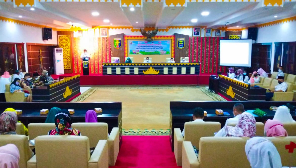 Walikota Metro Membuka Kegiatan Evaluasi KLA Tahun 2021 dan Persiapan Penilaian Mandiri KLA Tahun 2022