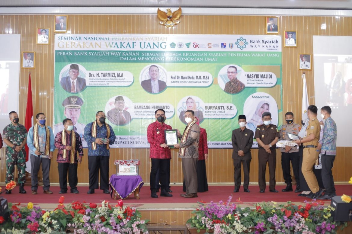 Bupati Adipati Canangkan Dan Ajak ASN Way Kanan Sukseskan Program Gerakan Wakaf Uang Setiap Minggu Secara Rutin