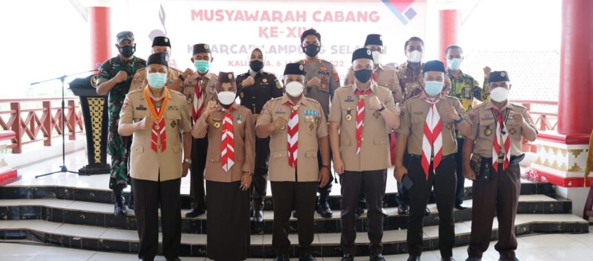 Bupati Nanang Ermanto Buka Muscab ke – XIV Kwarcab Gerakan Pramuka Lampung Selatan