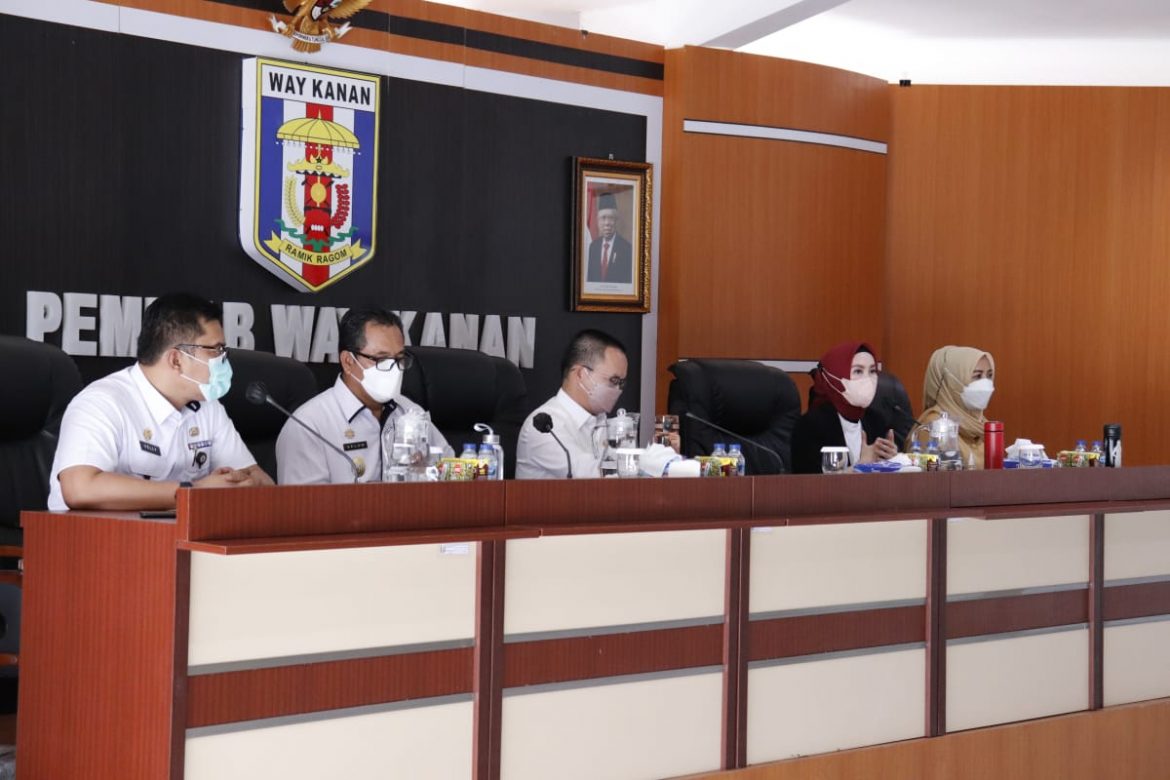 Bunda PAUD Way Kanan Membuka Rakoor Gugus Tugas PAUD-HI Way Kanan Tahun 2022