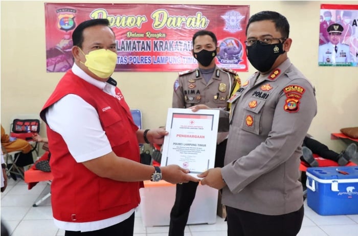 Operasi Keselamatan, Satlantas Gelar Donor Darah Besama PMI Lamtim