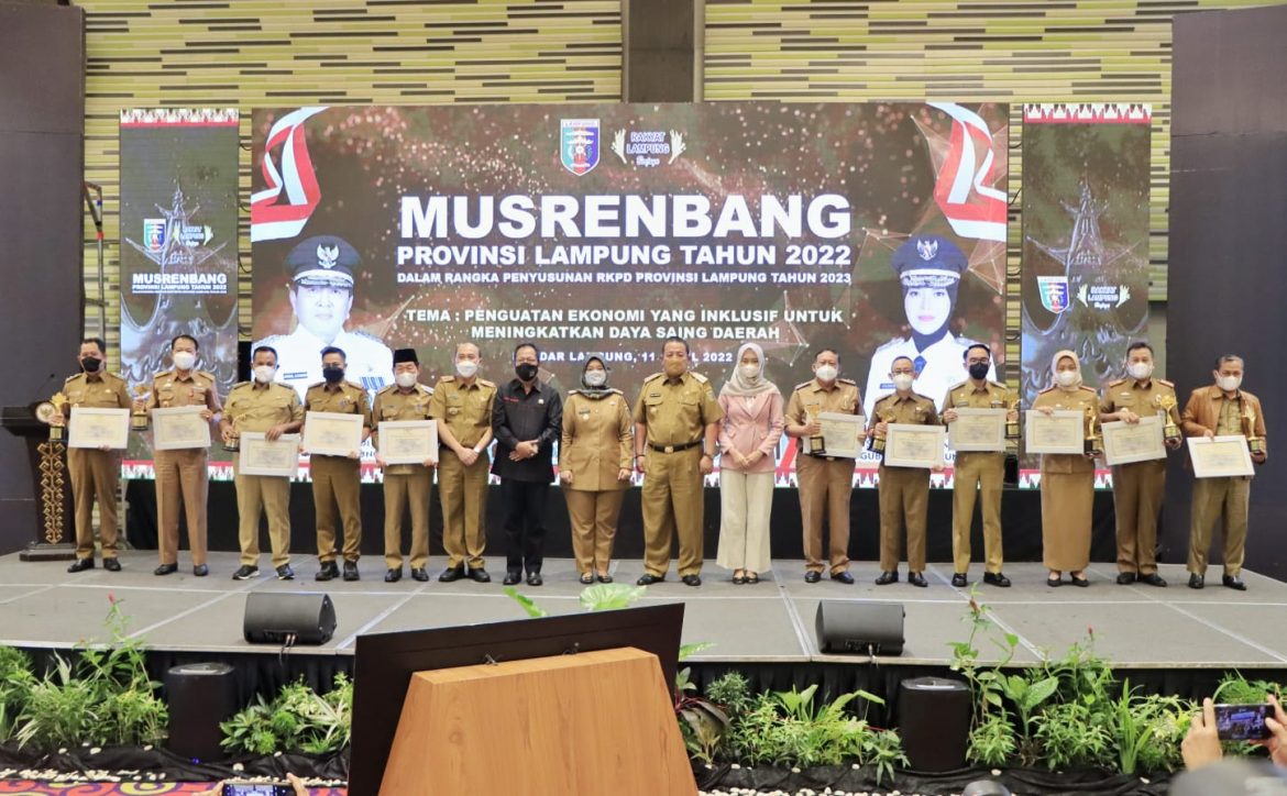 Gubernur Lampung Secara Resmi Buka Musrenbang Tahun 2022