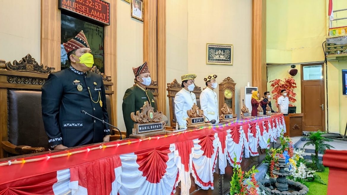 Bupati Lamtim M Dawam Rahardjo pimpin Rapat Paripurna Istimewa Peringatan HUT Ke -23 Kab Lamtim