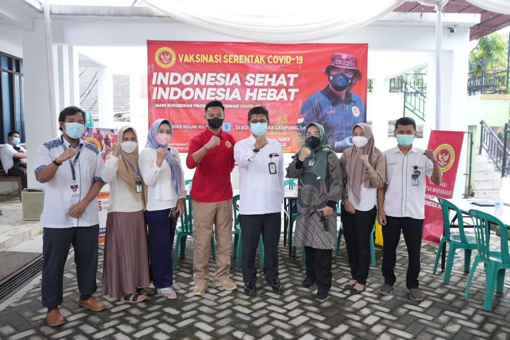 Antisipasi Varian Baru Omicron, BIN dan UNILA Gelar Vaksinasi Massal 