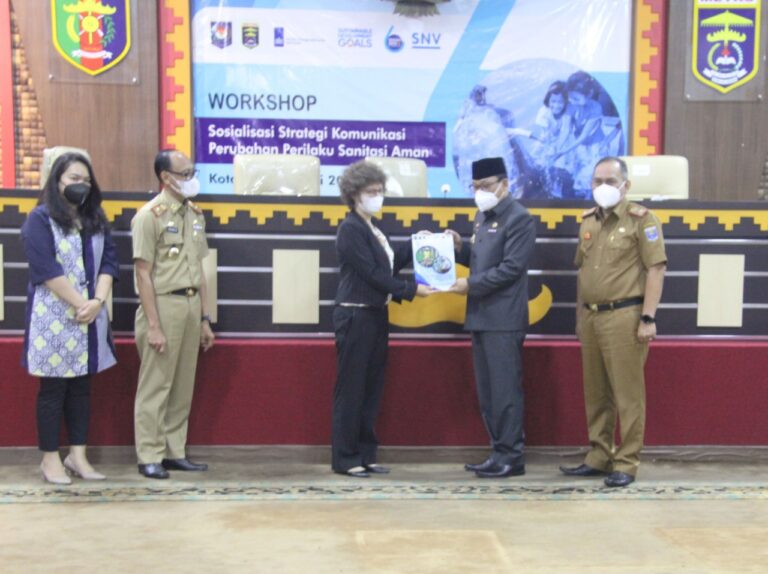 Walikota Metro Menghadiri Workshop Sosialisasi Strategi Komunikasi Perubahan Perilaku Kota Metro Menuju Sanitasi Aman 2021-2026