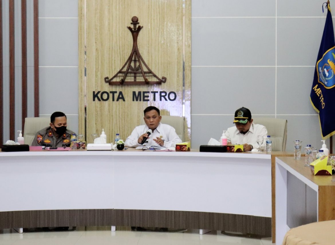 Jelang Hari Raya Idul Adha, Pemkot Metro Gelar Rapat Evaluasi Covid-19 dan PKM pada Hewan Ternak