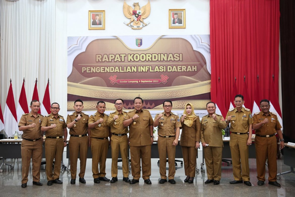 Bupati Way Kanan Hadir Dalam Rakor Pengendalian Inflasi Daerah se-Provinsi Lampung