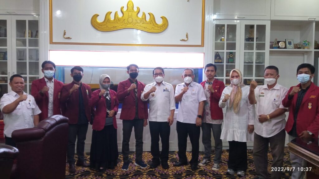 Berlangsung di Ruang Kerja, Walikota Metro Bersama IMM Kota Metro Lakukan Audiensi