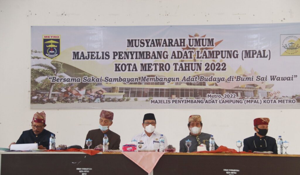 Walikota Metro Membuka Rapat Musyawarah Penyusunan Kepengurusan MPAL
