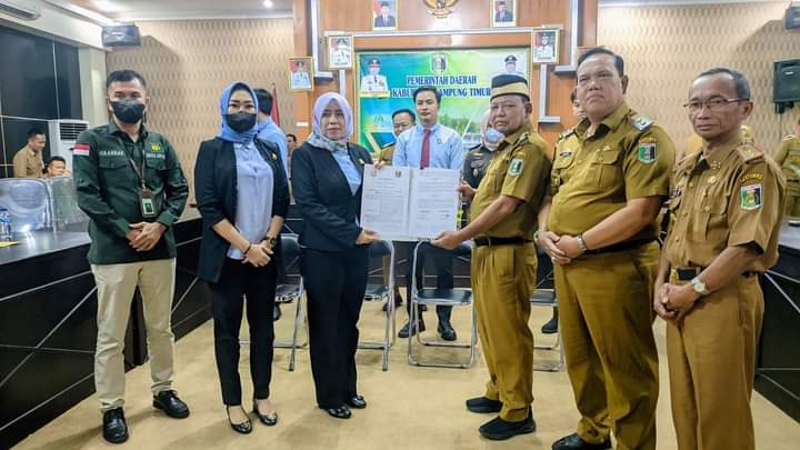 Pemkab Lamtim Lakukan Penandatanganan MOU Antara Dengan Kejaksaan Negeri Sukadana