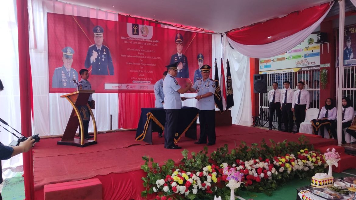 SAH, BENNY MUHAMMAD SAEFULLOH PIMPINAN BARU RUTAN KOTA AGUNG