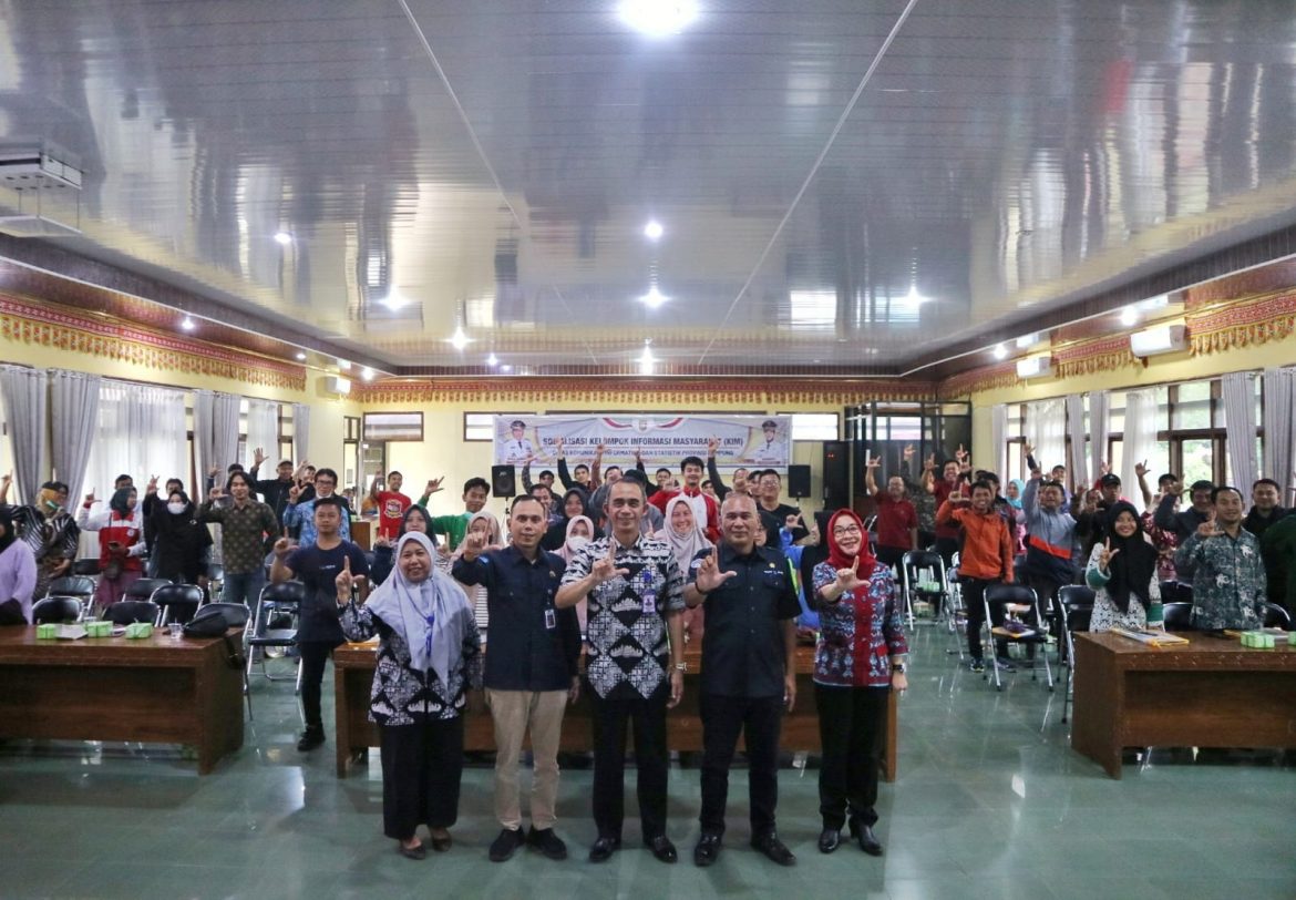 Dinas Kominfotik Provinsi Lampung Bina Kelompok Informasi Masyarakat (KIM) Kabupaten Lampung Barat