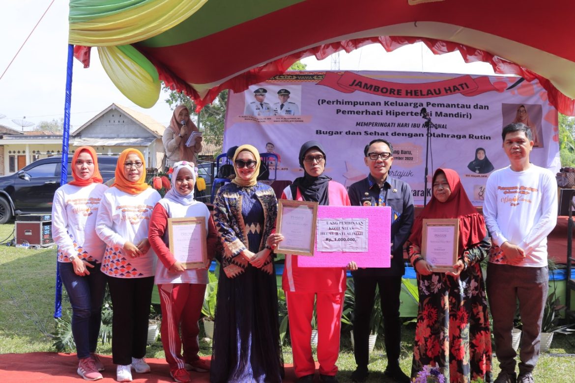 Bupati Adipati Hadiri Peringatan Hari Ibu Tingkat Kecamatan Bumi Agung Tahun 2022