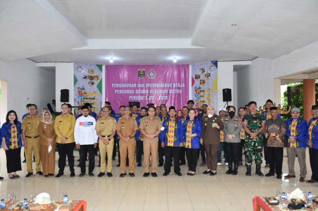  Pengukuhan Pengurus Dewan Kesenian Metro (DKM) Periode 2022-2026