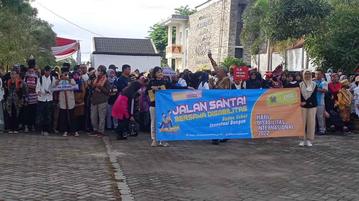 Hari Disabilitas Internasional Kota Metro Tahun 2022 Mendobrak Keterbatasan Mewujudkan Impian