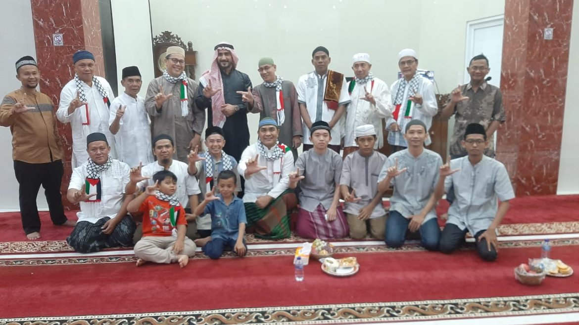 Masjid Al-Muhajirin Tejo Agung Mendapat Kunjungan Syekh Ahmad Omar Khayri Taqatqeh