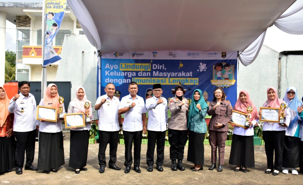 PUNCAK PID SUKSES WAKIL WALIKOTA METRO AJAK SEMUA SUKSESKAN IMUNISASI