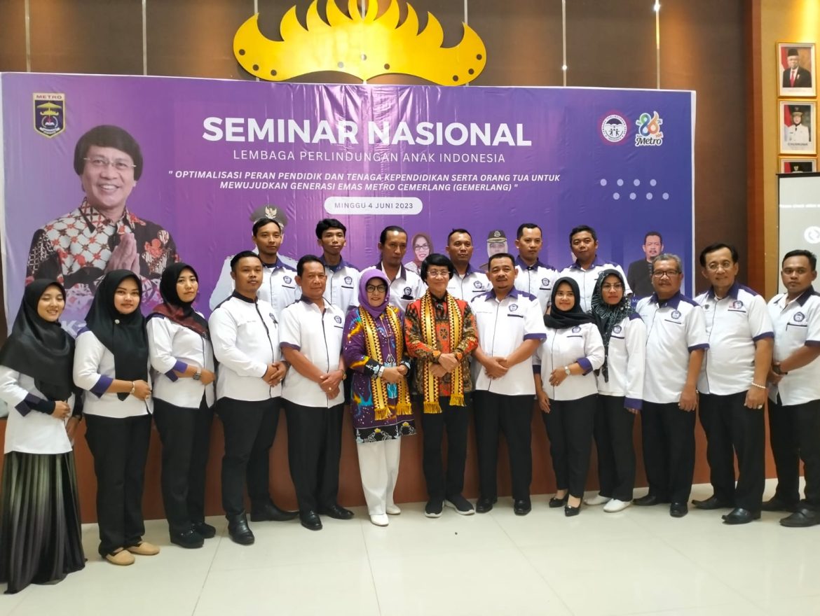 PELANTIKAN LEMBAGA PERLINDUNGAN ANAK INDONESIA (LPAI) KOTA METRO DIPIMPIN LANGSUNG OLEH KAK SETO