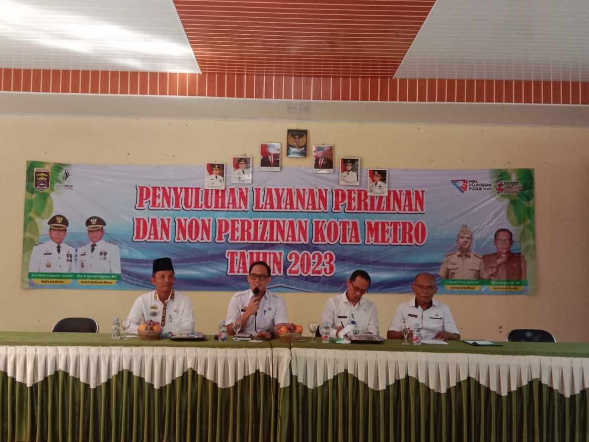 Dinas PMPTSP Akan Gelar Pelayanan Perizinan dan Non Perizinan 2023 Dilima Kecamatan
