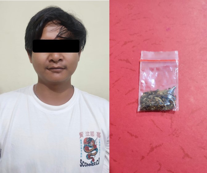 Kedapatan Membawa Tembakau Sintetis, Seorang Remaja Di Gelandang Ke Polres Metro