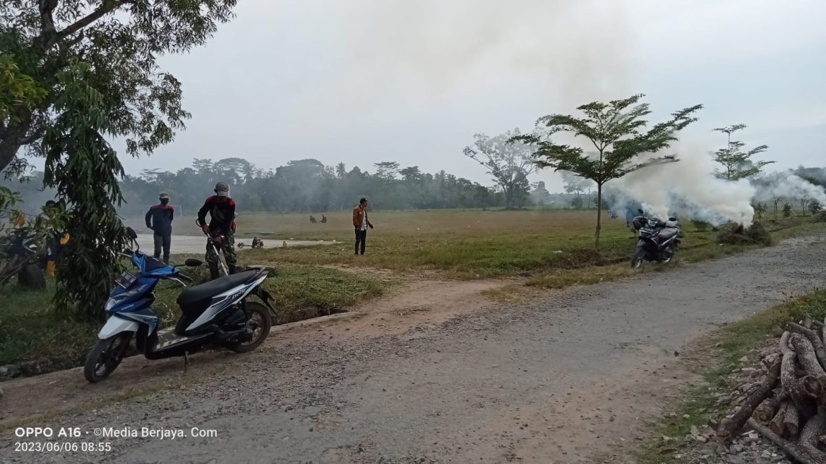 Pemerintah Kampung Tias Bangun Sibuk Persiapan Bunga Kampung Mekar di Dusun