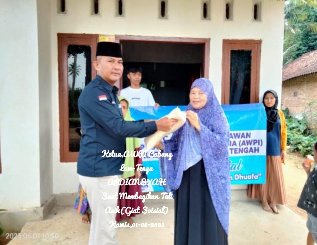 AWPI CABANG LAMPUNG TENGAH GELAR BAKTI SOSIAL