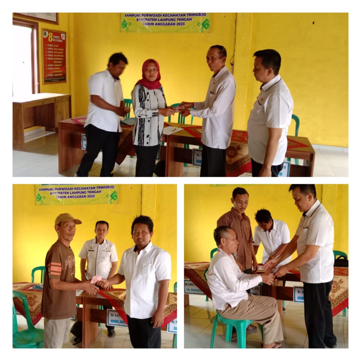KASI PPM KECAMATAN TRIMURJO INSTRUKSIKAN KPM KAMPUNG PURWOADI GUNAKAN UANG BLT-DD UNTUK MENUNJANG PEREKONOMIAN KELUARGA