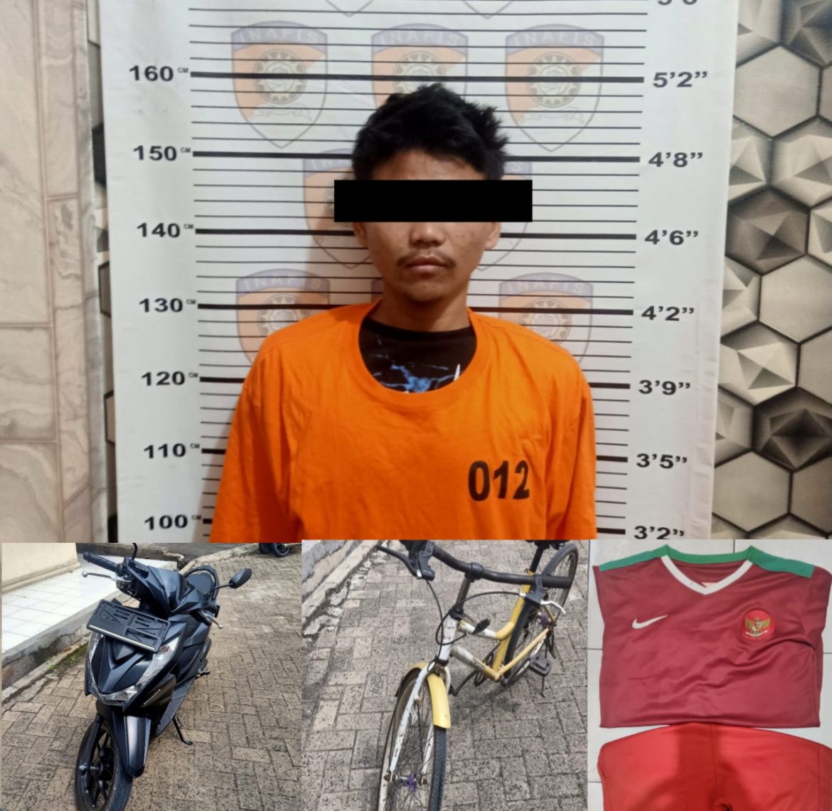 Dalam Waktu Singkat, Tekab 308 Presisi Polres Metro Berhasil Amankan Pelaku Curat