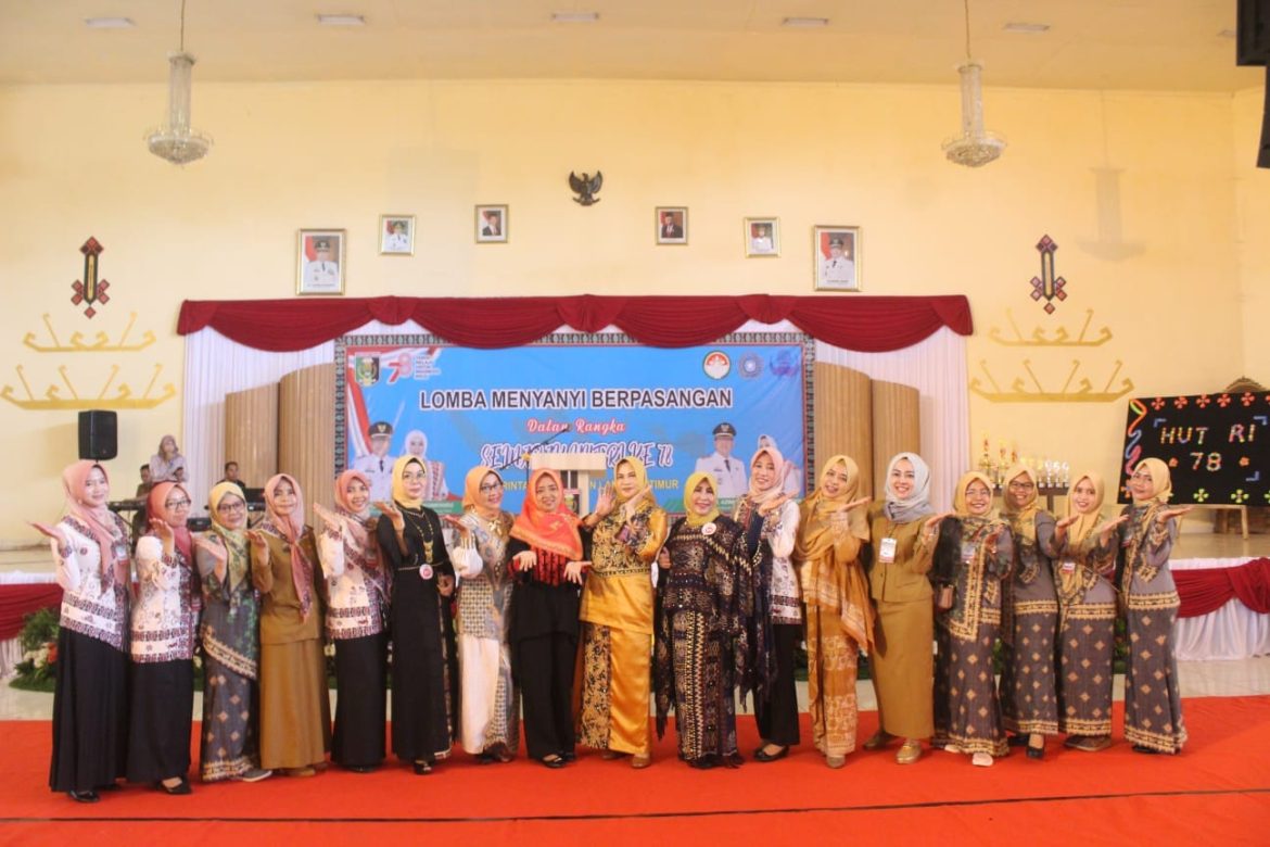 Wabup Lamtim Azwar Hadi Buka Lomba Menyanyi Duet Kepala OPD Pemkab Lamtim