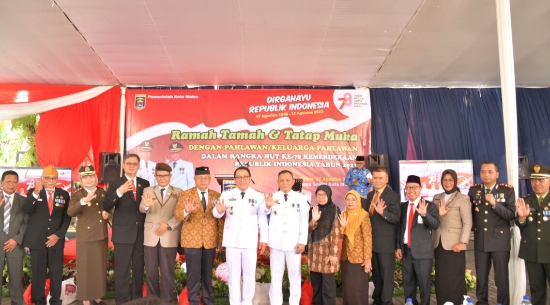 PEMKOT METRO RAMAH TAMAH DENGAN PARA VETERAN PEJUANG KEMERDEKAAN INDONESIA