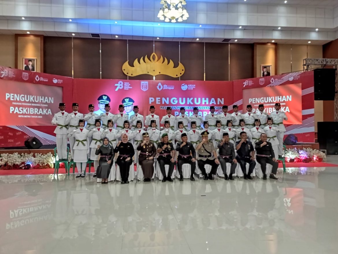 Mengukuhkan Semangat Patriotisme: Qomaru Zaman dan Pembinaan Paskibraka untuk Peringatan HUT ke-78 RI di Kota Metro