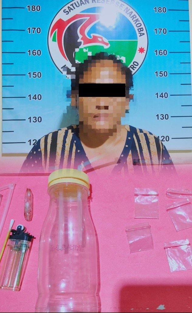 Sat Narkoba Polres Metro Tangkap IRT Pengguna Sabu-Sabu