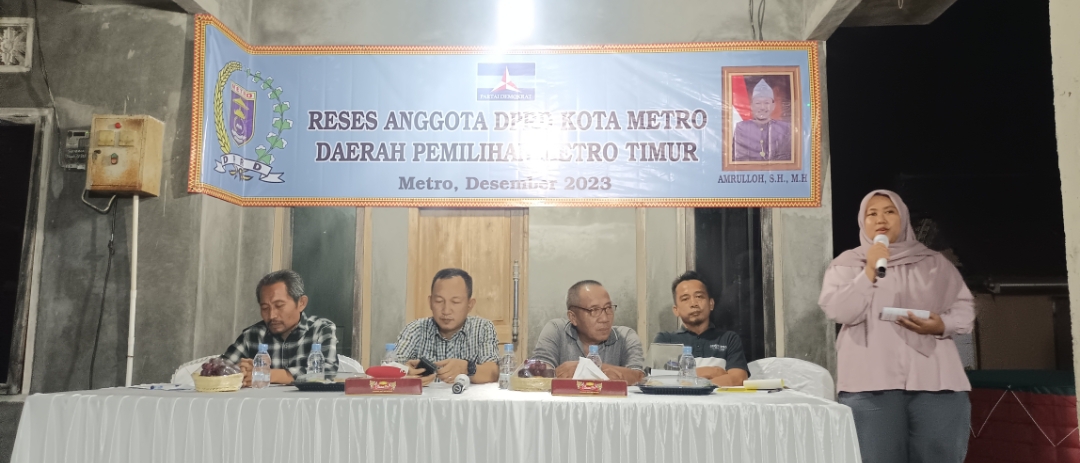 RESES ANGGOTA DPRD KOTA METRO  AMRULLOH, SH., MH