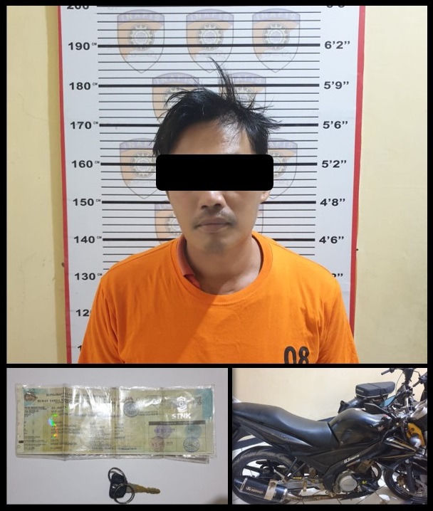 Polisi Tangkap Penadah Motor Curian Di Kota Metro