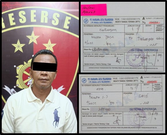 Palsukan Nota Pembayaran, Pria Ini Di Amankan Oleh Tekab 308 Presisi Polres Metro