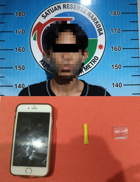 Transaksi Sabu, Seorang Pelajar Diamankan Sat Sabhara Polres Metro