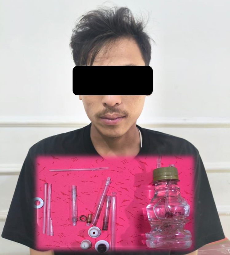 Sat Narkoba Polres Metro Grebek Kontrakan, Pria Ini Diamankan Bersama Alat Hisap Sabu