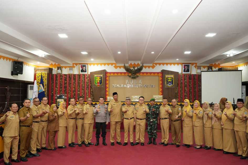 Perombakan Besar Pemkot Metro, 17 Pejabat Resmi Dilantik Wali Kota