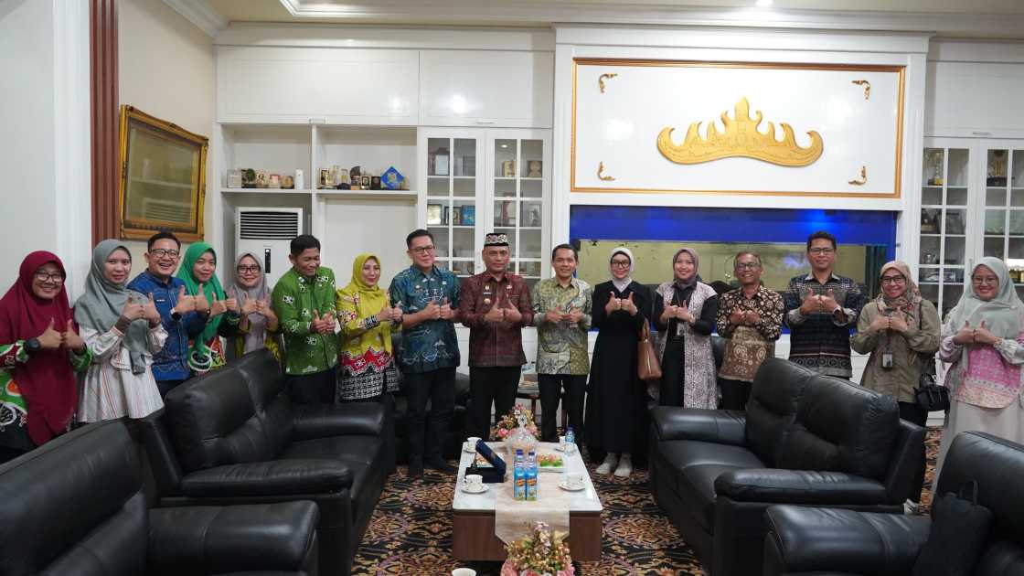Wali Kota Metro Terima Audiensi Dewan Pengawas BPJS Kesehatan Pusat, Bahas Peningkatan Layanan Kesehatan