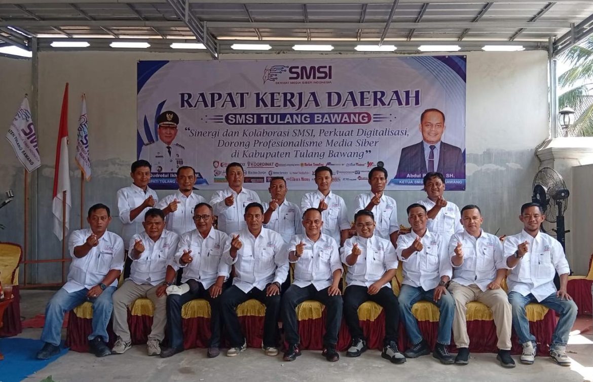 Buka Rakerda SMSI, Bupati Tulang Bawang Puji Konsistensi Program SMSI