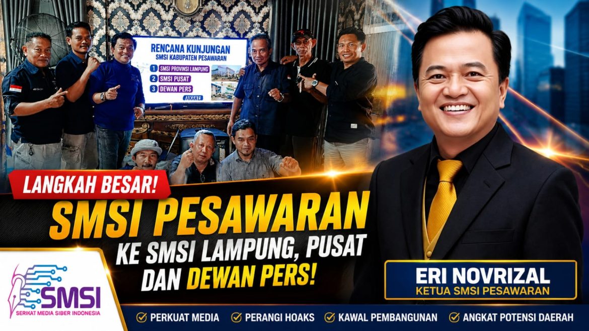 SMSI Pesawaran Perkuat Peran Media, Siapkan Kunjungan ke SMSI Pusat dan Dewan Pers