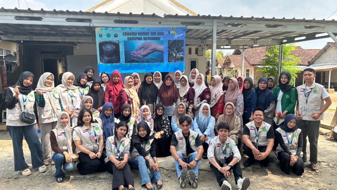 Mahasiswa KKL-PPM Universitas Malahayati Kelompok 63 Edukasi Hemat Air dan Dampak Kemarau