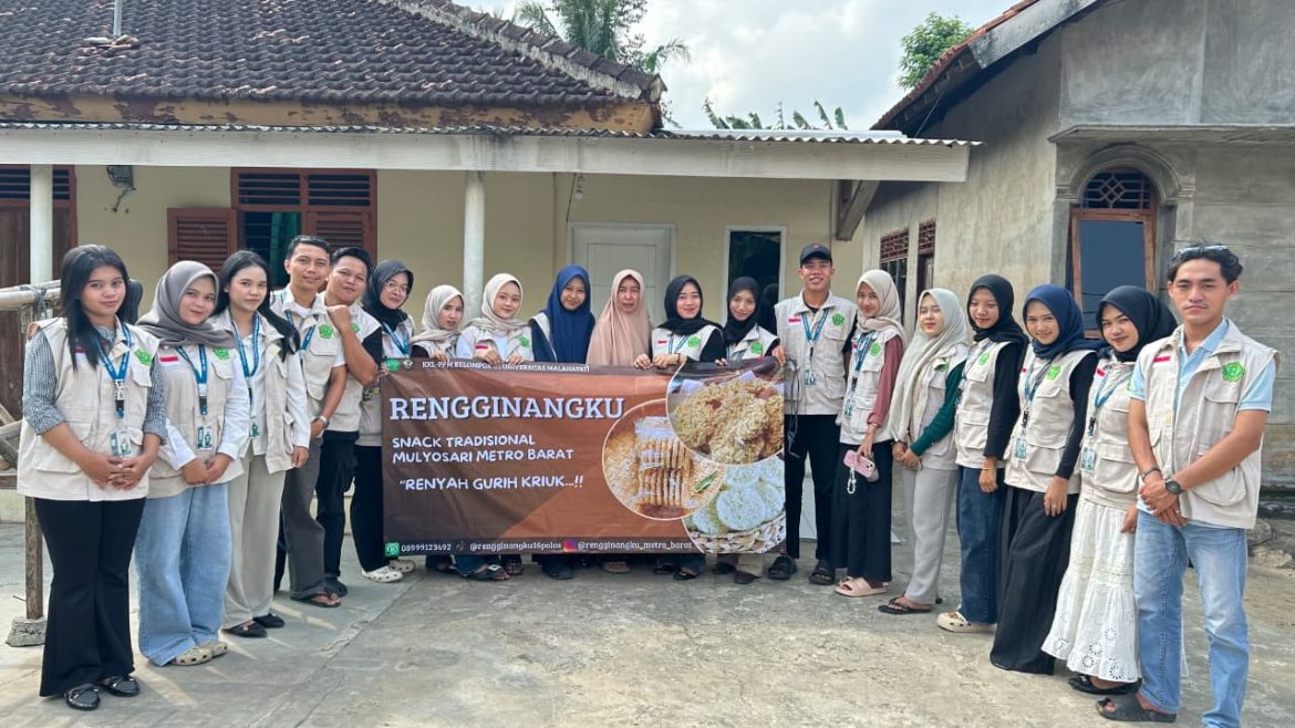 Mahasiswa KKL-PPM Universitas Malahayati Kelompok 63 Digitalisasi Marketing Pada UMKM Rengginang