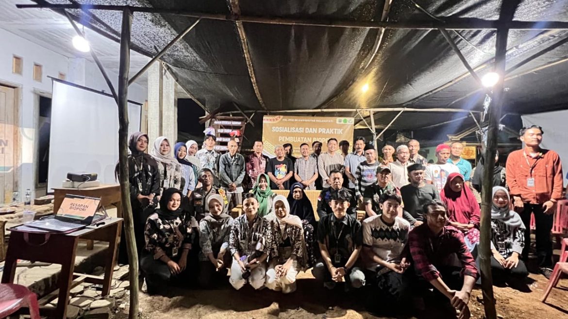 Mahasiswa KKL-PPM Universitas Malahayati Kelompok 08 Laksanakan Program Kerja Biopori dan Pengelolaan Lingkungan di Kelurahan Hadimulyo Timur