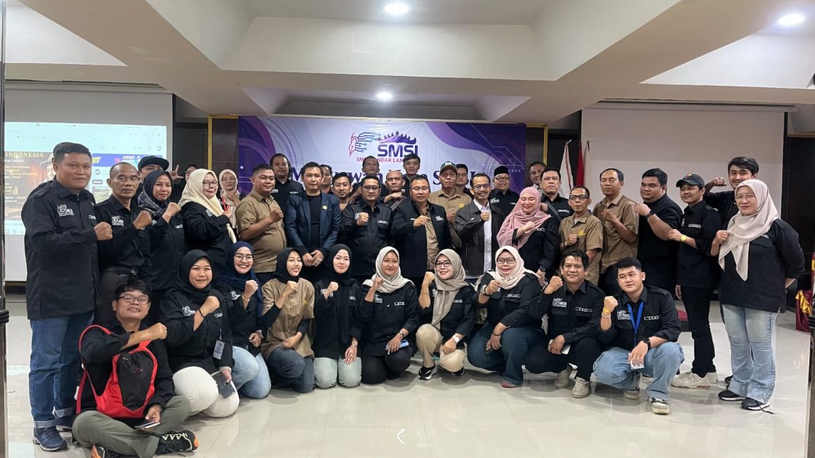 Jefri Arifin Kembali Pimpin SMSI Bandar Lampung, 33 Suara Jadi Modal Perkuat Solidaritas
