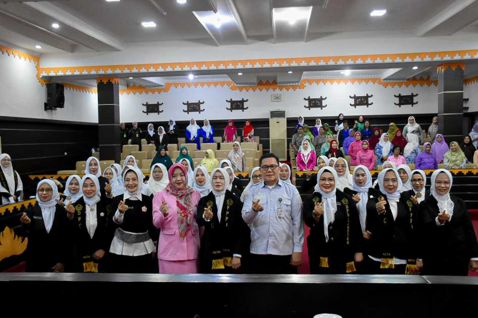 Lantik Pengurus FPPI Kota Metro, Helmy Zain,A.TD,M.T Tekankan Peran Strategis Perempuan dalam Pembangunan